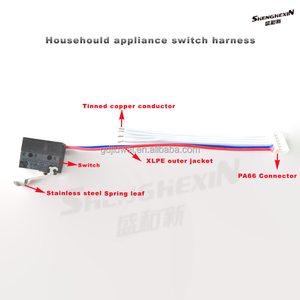 전자 가전 기계 Switches-ISO9001 대한 사용자 정의 하이 퀄리티 주석 도금 구리 코어 배선 하네스 - Product Image 4
