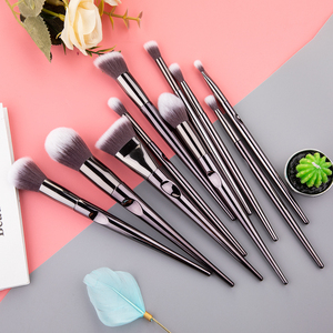 새로운 아름다움 10pcs 핑크 전문 메이크업 브러쉬 세트 화장 파우더 파운데이션 블렌딩 연필 브러쉬