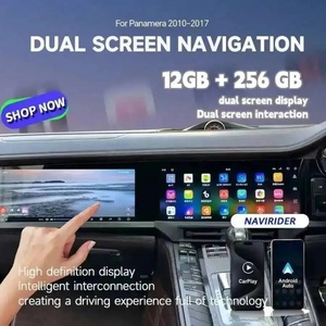 เครื่องเล่นมัลติมีเดีย Panamera 970 ปี 2010-2016 อัพเกรดหน้าปัดรถยนต์ จอแสดงผลคู่ ระบบนำทางแบบอินเทอร์แอคทีฟ CarPlay GPS USB Android 15 Head 1 - Product Image 3