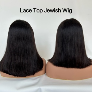 Prêt à expédier : <span class=keywords><strong>Perruque</strong></span> Sheitel casher en dentelle HD de haute qualité, cheveux d'un seul donneur, pour femmes juives orthodoxes mariées, Synagogue, Shabbat, Israël - Product Image 5