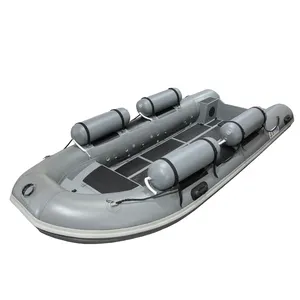 Jenis Sport Yacht kulit aluminium bahan 470cm panjang aluminium kaku perahu tiup