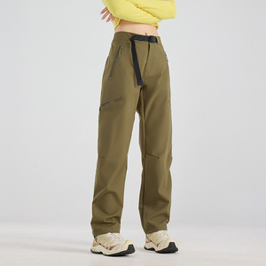 Pantalones de <span class=keywords><strong>Senderismo</strong></span> Deportivos Casuales Desmontables para Hombre, Resistentes al Viento, Impermeables, de Forro Polar y Gruesos para Esquí - Product Image 4