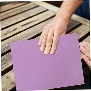 100pcs Furniture White Corundum Abrasive Set Wet Dry Sandpaper Woodworking Sanding Concrete Pads Metal Sandpaper Corundum Purple