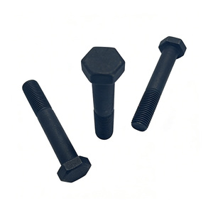 Tornillos de Cabeza Hexagonal de Acero de Alta Resistencia y Calidad, Recubrimiento de Óxido Negro, Longitud Personalizada, Rosca Completa/Parcial, para Reparación/Reemplazo de Motores de Motocicleta - Product Image 2