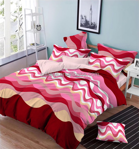 Tela 100 poliéster con estampado 3d de flores, tela estampada con estampado 3d, tela de durazno <span class=keywords><strong>precio</strong></span>, funda de edredón - Product Image 5