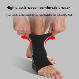 رياضي لحماية الكاحل مفصل محبوك مطاطي ضغط التواء حماية اللياقة البدنية تشغيل تنفس الكاحل كم هدفين - Product Image 2