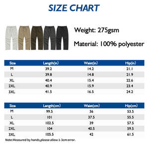 2025 automne lavé Droopy Parachute pantalon avec cordon de serrage manchette style américain décontracté extérieur randonnée pantalon - Product Image 5