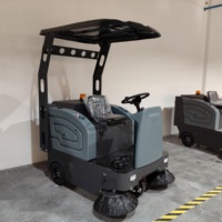 KR-SJ1450 Nouvelle conception de balayeuse industrielle autopropulsée électrique 48V 950W pour le nettoyage des rues