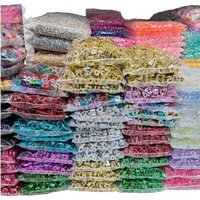MuyMuz 150 Piezas de Cuentas de Plástico Gruesas para Cadena de Teléfono Móvil, Acrílicas, con Recubrimiento UV, Iridiscentes, de Orificio Grande de 20mm, con Letras del Alfabeto, Multicolores