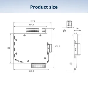 Amplificador de Señal HBM Weight BM40/BM40PB/BM40IE/RM4220/AE301/AE101, Precisión de 0.01, 10~30 VCC - Product Image 3