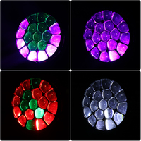 Projecteur Lyre Motorisé Bee Aura 19 RGBW Zoom Wash DMX512 pour Discothèque, Club, Fête, Mariage, Festival, Spectacle Scénique, Location et Concert
