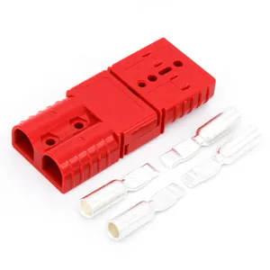 ABILKEEN High Quality Plastic Shell Industrial Dual Port Plug Anderson Power Socket and Plug with 120A High Current Terminal