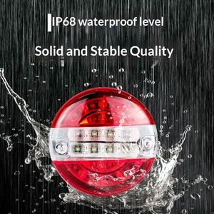 Nouveaux <span class=keywords><strong>feux</strong></span> arrière LED multifonctions 12V-24V IP68 étanches pour camions, <span class=keywords><strong>feux</strong></span> <span class=keywords><strong>de</strong></span> freinage et d'avertissement, ajustement universel, garantie 1 an pour remorques - Product Image 3