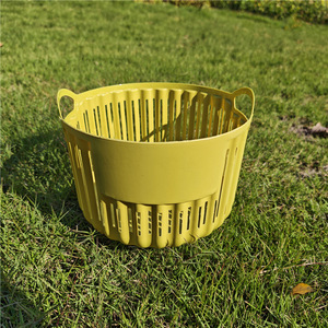 ตะกร้าเก็บของพลาสติก 22.5x16.5 ซม. รูปทรงชามแบบซ้อนได้เพื่อการจัดเก็บที่เป็นระเบียบ - Product Image 4