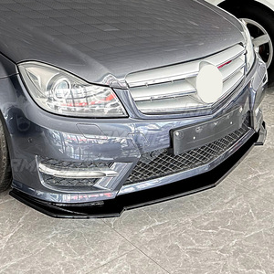 ชุดแต่งรอบคันสำหรับ Mercedes Benz C-Class W204 S204 AMG Line ปี 2011-2014 ชุดแต่งกันชนหน้า สปลิตเตอร์ ลิปการ์ด ดิฟฟิวเซอร์ อุปกรณ์ตกแต่งรถยนต์ - Product Image 3