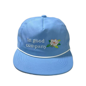Quanzhou Yuancheng personalizado azul claro boda camionero sombrero invitados 5 paneles bordado Snapback Nombre Fecha escrito cuerda gorra de béisbol - Product Image 2