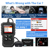 Escáner de Códigos de Auto OBD2 X431 CR3001, Compatible con OBDII/EOBD, Creader 3001 CR3001, PK AD310 NL100 ELM327