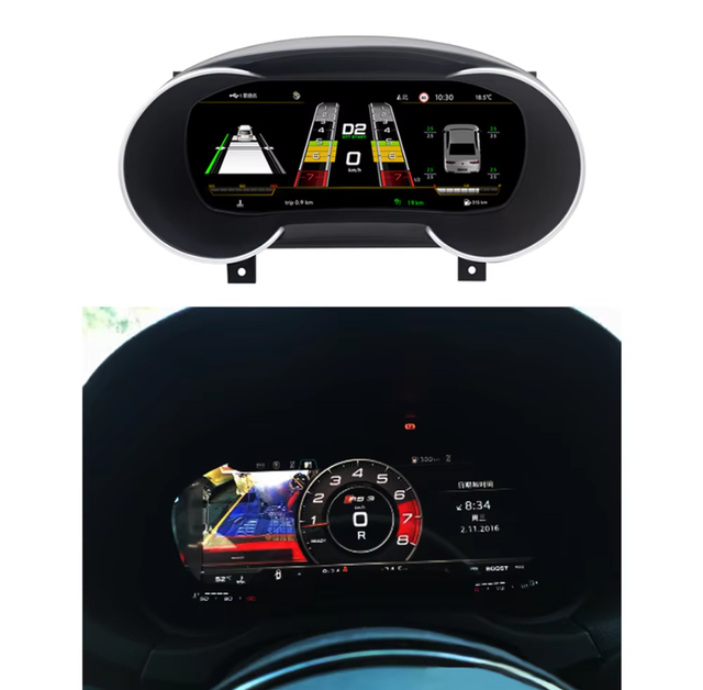 New Car LCD Digital Dashboard Panel Virtual Instrument Cluster CockPit LCD Speedometer for Audi A3 S3 2013 - 2020