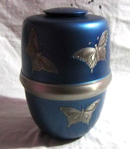 Urna Funeraria para Cenizas Humanas, de Latón y Aluminio, Urna Decorativa Conmemorativa para Entierro, Diseño Clásico - Product Image 4