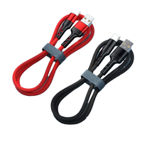 Câble de données de charge rapide tressé en nylon de haute qualité 2,8A, nouveau design, plat universel de 1 m pour téléphones Android, cuivre pur pour mobile