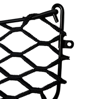 Filet de rangement latéral pour coffre de voiture avec 6 vis, organisateur de cargaison universel en maille élastique pour accessoires intérieurs de voiture, camping-car et fourgonnette