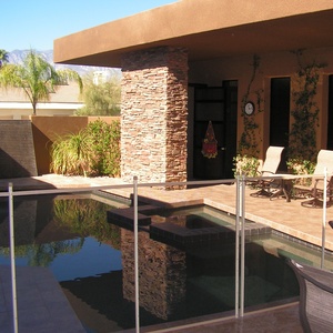 Clôture de piscine temporaire en aluminium, fine, amovible, rétractable, avec lames en maille, <span class=keywords><strong>pour</strong></span> la sécurité de la natation - Product Image 4
