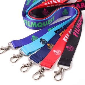 Muestra gratis personalizado impreso poliéster lindo Kawaii llavero cordón para stand <span class=keywords><strong>de</strong></span> exposición - Product Image 5