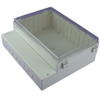 PWP425 295X255X111mm Boîtier en plastique IP65 Couvercle transparent à charnière Boîtier électrique extérieur étanche Boîte de jonction