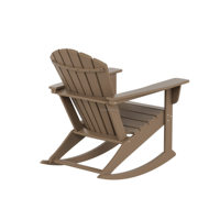 Chaise berçante Adirondack pliante écologique Mobilier d'extérieur moderne en bois plastique Chaise Adirondack en HDPE de jardin