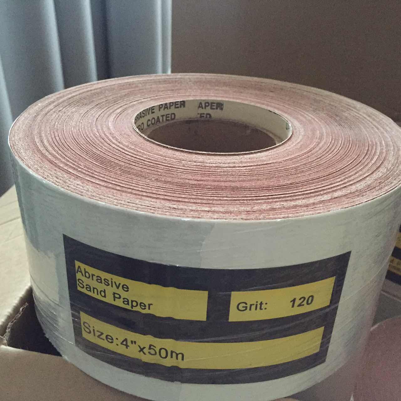 Profession D&amp;amp;amp;#39;OEM Rouleau de Papier Abrasif Fabricant Pour Le Métal