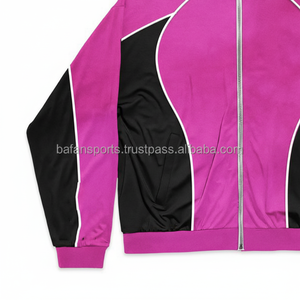 Chándal cortavientos de senderismo al aire libre personalizado para hombre, chaqueta impermeable de Spandex de nailon con cremallera, pantalones, chaqueta a prueba de viento de varios paneles - Product Image 1