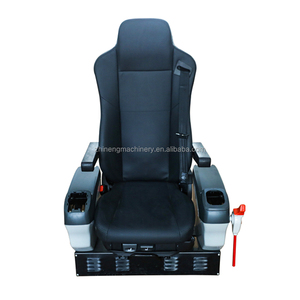 Siège de cabine d'<span class=keywords><strong>excavatrice</strong></span> OEM avec levier de commande, siège conducteur à suspension pneumatique avec accoudoir et appui-tête, pièces de machines de construction - Product Image 2