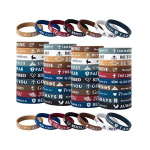 Bracelets en silicone personnalisés pour grossistes : conception de logo gratuite, fabrication de bracelets en caoutchouc colorés et élastiques - Product Image 1