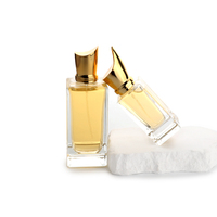 Flacons de parfum de luxe arabes personnalisés avec écran givré imprimé en usine, avec vaporisateur à pompe, flacon en verre