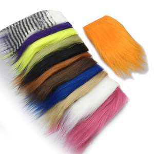 Materiali per la creazione di mosche artificiali, pelliccia sintetica da 10 cm per la creazione di streamer da pesca e la realizzazione di spazzole, spedizione da magazzino USA. - Product Image 1