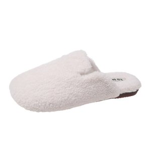 Chaussons d'intérieur ultra-légers et confortables en mousse à mémoire de forme avec fourrure douce pour femme, semelle en caoutchouc, chauds et plats pour l'hiver – Vente en gros - Product Image 1
