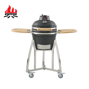 Parrilla Kamado KIMSTONE de Cerámica de 16 Pulgadas, <span class=keywords><strong>Ahumador</strong></span> de Carbón <span class=keywords><strong>para</strong></span> Cocinar al Aire Libre en el Patio Trasero - Product Image 1