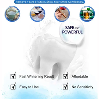 Jeringa profesional de kit de blanqueamiento dental con logotipo personalizado de gel sin Peróxido de oro de 24 quilates