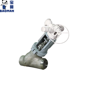 Válvula de Globo Neumática con Tapón Atornillado, Patrón en Y, para Gas, de Orificio Pequeño, Asiento Endurecido Integral, Bajo Costo de Mantenimiento - Product Image 3