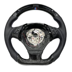 Con <span class=keywords><strong>volante</strong></span> de fibra de carbono Real LED para BMW X1 E84 E90 318 320i 325i 330i 335i 118i 120i 116i estilo personalizado <span class=keywords><strong>deportivo</strong></span> de calidad - Product Image 1