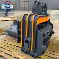 Marteau vibratoire hydraulique pour excavatrice, roulement à billes, engrenage, moment de charge élevé, matériau Q345 pour l'installation de palplanches, extraction