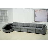 Canapé modulaire sectionnel en tissu Thomasville, même design, canapé combinable moderne, design de meubles de salon