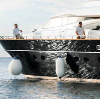 L'amortisseur en caoutchouc de bateau marin de yacht partie l'amortisseur gonflable marin de PVC