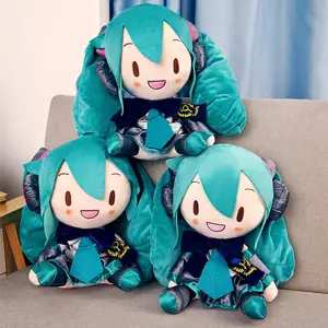 Bán buôn phim hoạt hình mới Kawaii Miku hatsunes búp bê phim hoạt hình ngoại vi gối đồ chơi sang trọng Món quà tốt cho trẻ em trang trí nội thất đồ chơi