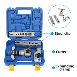 Kit de ferramenta de alargamento de refrigeração, de alta qualidade, para corte, expansor de tubos de cobre, outros ferramentas manuais