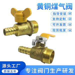 Vanne à boisseau sphérique standard nationale 1/2 po avec raccord fileté pour tuyau, pour usage industriel avec interrupteur de gaz - Product Image 2