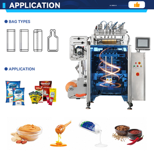 Đa Làn Đường Tự Động Dọc Hình Thức Điền Con Dấu Nước Sốt Thanh Nước Sốt Cà Chua 4 Bên Gói Điền Đóng Gói Gói Máy Cho Chất Lỏng Mật Ong - Product Image 2