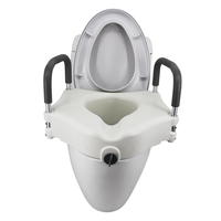 Rehausseur de hauteur avec poignées Siège de toilette surélevé