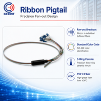 Ruban de Fibre Optique Monomode 12 Cœurs LC/UPC Simplex SM MM LSZH de Qualité Télécom, Fournisseur Fabricant, Personnalisé, 0,9 mm