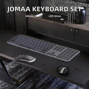 Kích Thước Đầy Đủ <span class=keywords><strong>USB</strong></span> Không Dây Chiếu Sáng Bàn Phím Chuột Combo 2.4G Có Thể Sạc Lại Không Dây Set Với LED Chiếu Sáng - Product Image 3